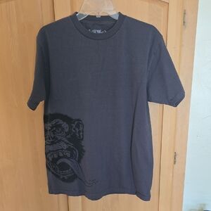 Men's Large Black Graphic T-Shirt
